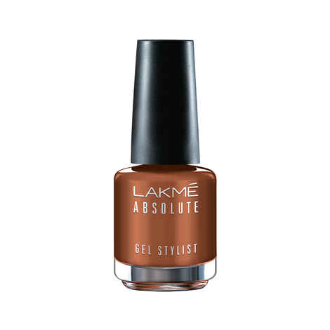 Buy Lakme Absolute Gel Stylist Nail Color - Silk Caramel (15 ml) - Purplle