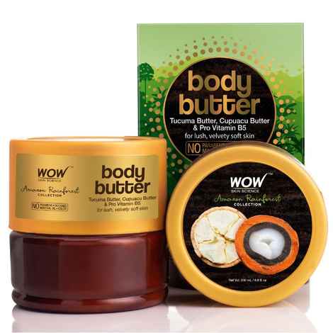 WOW Skin Science Amazon Rainforest Collection Body Butter With Tucuma & Cupuacu Butter (200 ml)