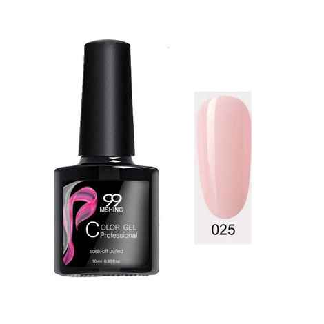 Buy Mshing 99 UV Gel Nail Polish LED Lamp Gel Lacquer Gel Polish Pure Colors Semi Permanent Gel Varnish Nail Primer Nailpolish Nail Gel (M99_25) (8 ml) - Purplle