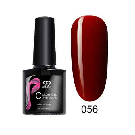 Mshing 99 UV Gel Nail Polish LED Lamp Gel Lacquer Gel Polish Pure Colors Semi Permanent Gel Varnish Nail Primer Nailpolish Nail Gel (M99_56) (8 ml)