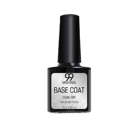 Buy Mshing 99 Top Coat and Base Coat or Matt Top Coat foundation gel Polish UV LED Nail Polish Semi Vernis Permanent Gel Varnish matte top (Base Coat) (8 ml) - Purplle