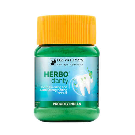 Buy Dr. Vaidya's Herbodanty Powder Pack of 2 - Natural Tooth Powder - Purplle