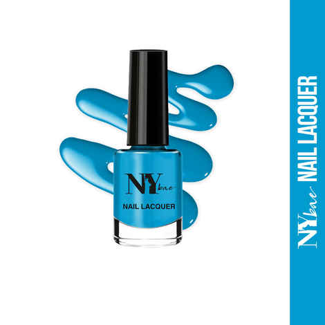 Buy NY Bae Gel Nail Lacquer - Blue Lagoon 10 (6 ml) | Blue | Luxe Gel Finish | Highly Pigmented | Chip Resistant | Long lasting | Full Coverage | Streak-free Application | Cruelty Free | Non-Toxic - Purplle