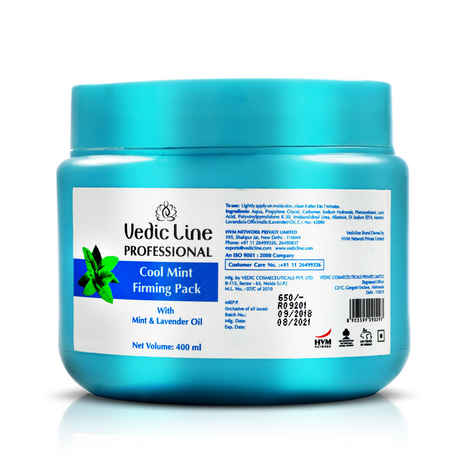Buy Vedicline Cool Mint Firming Pack (400 ml) - Purplle