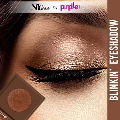 Buy NY Bae Blinkin' Eyeshadow - Brooklyn 6 (1.2 g) | Brown | Single Eyeshadow | Shimmer Finish | High Colour Payoff | Long lasting | Lightweight - Purplle