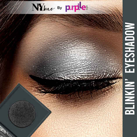 Buy NY Bae Blinkin' Eyeshadow - 5th Avenue 11 (1.2 g) | Grey | Single Eyeshadow | Shimmer Finish | High Colour Payoff | Long lasting | Lightweight - Purplle