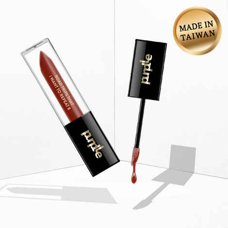 Buy Purplle Ultra HD Velvet Matte Liquid Lipstick, Brick Red - Road Trips I Want To Repeat 8 (4 ml) - Purplle