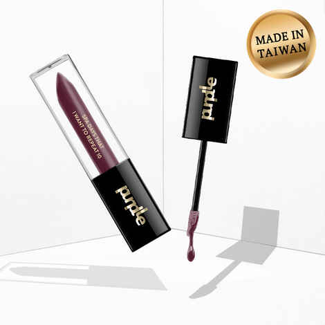 Buy Purplle Ultra HD Velvet Matte Liquid Lipstick, Purple - Spa Days I Want To Repeat 10 (4 ml) - Purplle