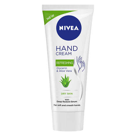 Buy Nivea Refreshing Hand Cream With Glycerin & Aloe Vera (75 ml) - Purplle