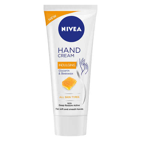 Buy Nivea Indulging Hand Cream With Glycerin & Beeswax (75 ml) - Purplle