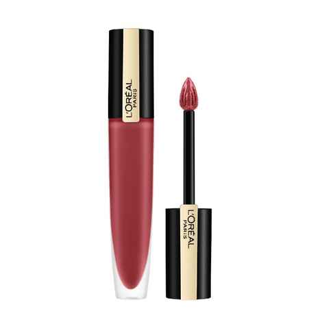 Buy L'Oreal Paris Rouge Signature Matte Liquid Lipstick - I Lead 129 (7 ml) - Purplle
