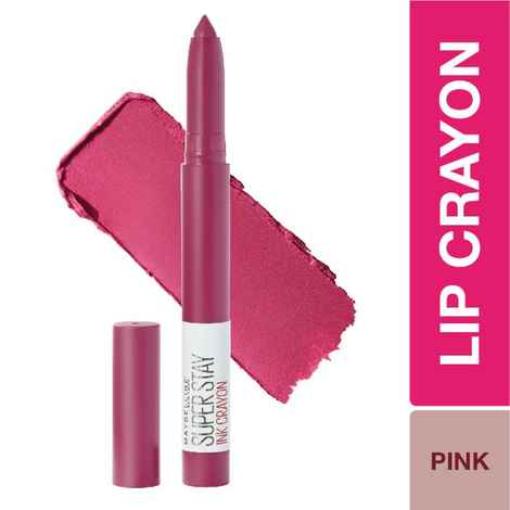 Buy Maybelline New York Super Stay Crayon Lipstick, 35 Treat Yourself 1.2 gm - Purplle