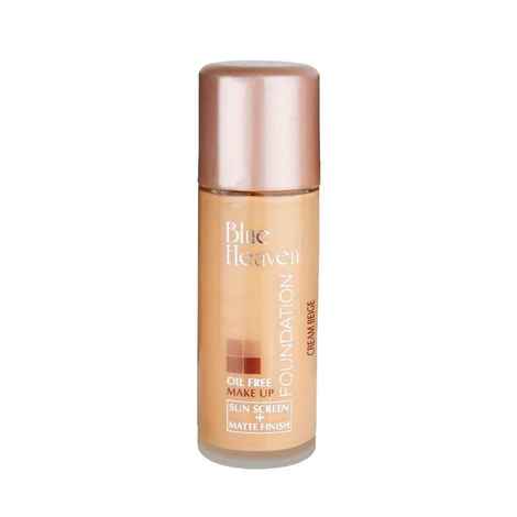 Buy Blue Heaven Oil Free Foundation (30 ml) (Cream Beige) - Purplle