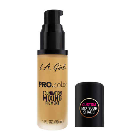 Buy L.A Girls Pro Color & Pro Matte Foundation - Yellow( 30 ml) - Purplle