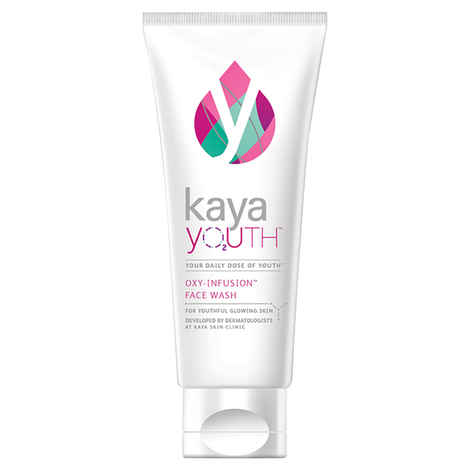 Buy Kaya Youth Oxygen Boost Face Wash,Instantly Fresh & Glowing Skin,Cleanses Dirt & Oil,Developed by Dermatologists (50 g) - Purplle