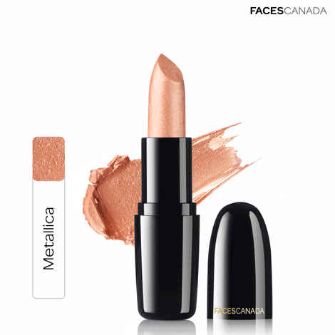 FACES CANADA Weightless Creme Finish Lipstick - Metallica 10, 4g | Creamy Finish | Silky Smooth Texture | Long Lasting Rich Color | Hydrated Lips | Vitamin E, Jojoba Oil, Shea Butter, Almond Oil