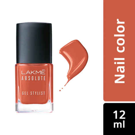 Buy Lakme Absolute Gel Stylist Nail Color - Tawny Brown (12 ml) - Purplle