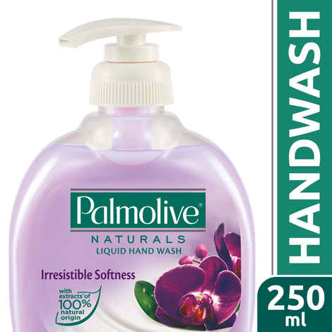 Buy Palmolive Naturals Black Orchid & Milk Liquid Hand Wash, Wash Away Germs, Refreshing Fragrance (250 ml) Dispenser Bottle - Purplle