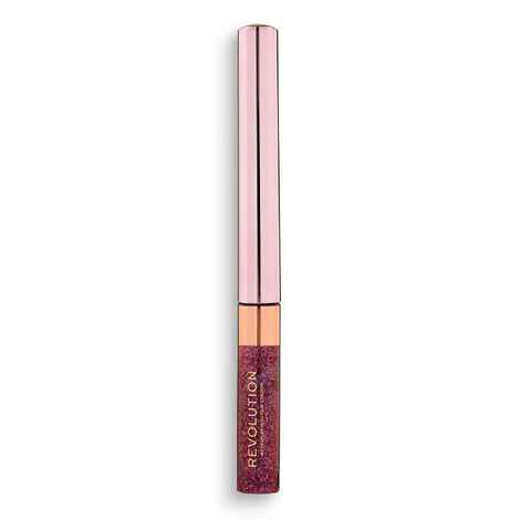 Buy Makeup Revolution Precious Stone Liquid Glitter Eyeliner Rose Quartz (2.2 ml) - Purplle