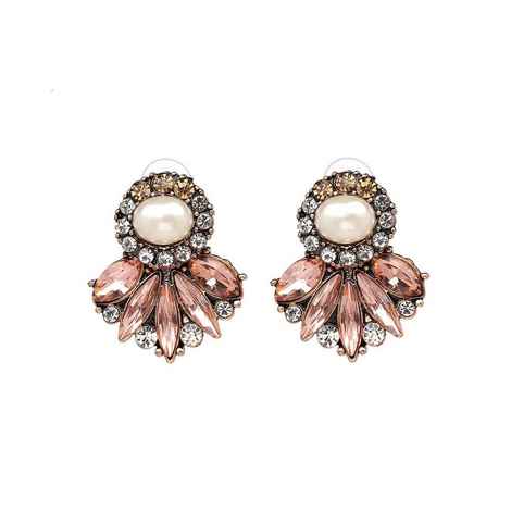 Buy Femnmas Pink Austrian Crystal Stud Earrings - Purplle