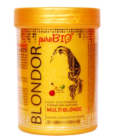 Buy Puro BIO Multi Blonde Blondor - Hair Lightener Powder for Professional Use only (200 g) - Purplle