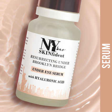 Buy NY Bae SKINfident Resurrecting Under Brooklyn Bridge Under Eye Serum with Hyaluronic Acid (30 ml) - Purplle