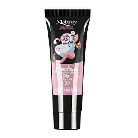 Buy Mobray Poly Gel Manicure Set Extend Builder Polygel Kits Finger Nail Extension UV LED Acrylic Builder Gel (Mob-15ml-12) - Purplle