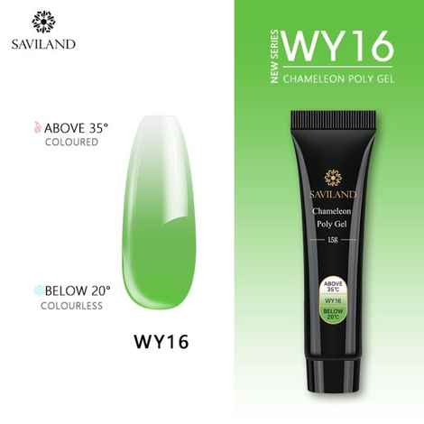 Buy SAVILAND Polygel Changing Color Thermal Extension Nail Art Camouflage Acrylic Poly Gel Nail Quick Building UV Gel Polish (WY16_15g) - Purplle