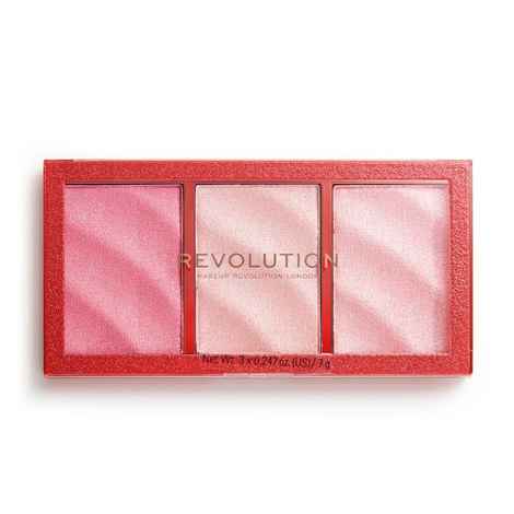 Buy Makeup Revolution Precious Stone Highlighter Palette Ruby Crush (21 g) - Purplle