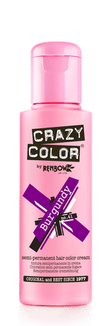 Buy CRAZY COLOR BURGUNDY-61 - 100 ML Bottle - Purplle
