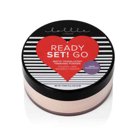Buy Lottie London Ready Set! Go- Translucent Setting Powder Warm Translucent (15 g) - Purplle