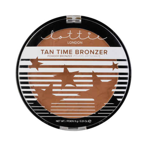 Lottie London Tan Time- Matte Powder Bronzer Light/Medium (9 g)