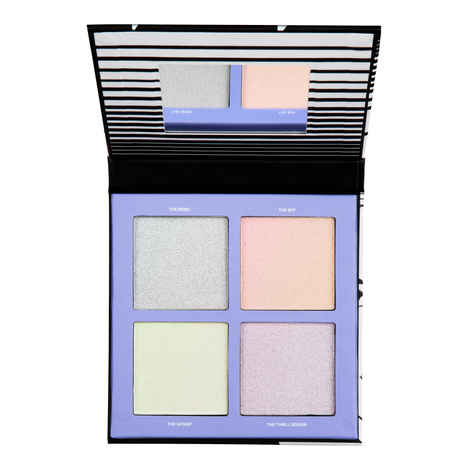 Buy Lottie London Shimmer Squad: Holographic Haul-Powder Highlighter Quad Mix (15 g) - Purplle