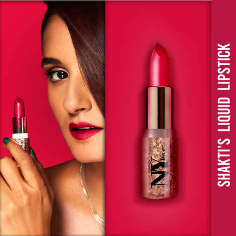 Buy Shakti By NY Bae Creamy Matte Lipstick - Foutte 15 (4.2 g) | Pink | Bold Matte Finish | Rich Colour Payoff | Long lasting | Smooth Application | Nourishing | Cruelty & Paraben Free - Purplle