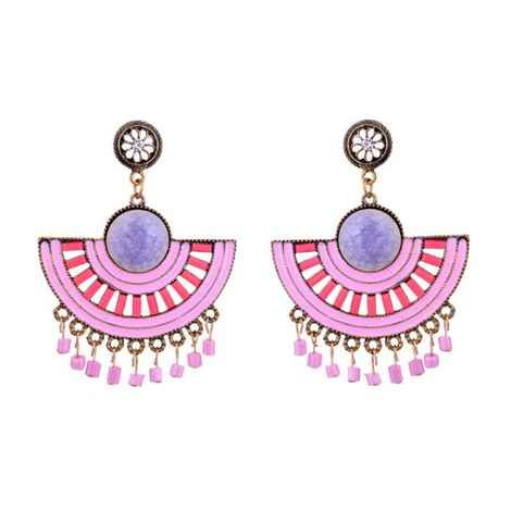 Buy Ferosh Azora Pink Dangler Earrings - Purplle