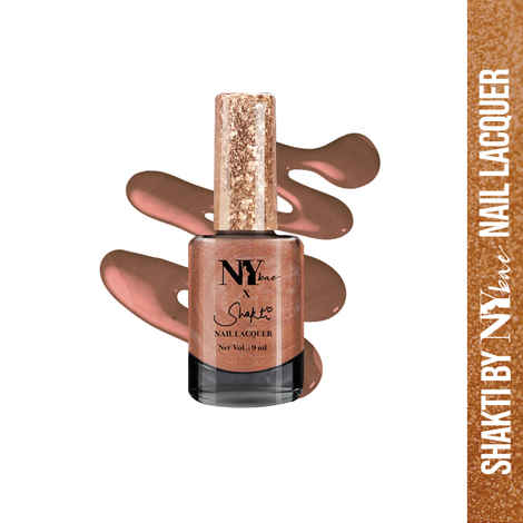 Buy Shakti By NY Bae Nail Lacquer - Seagram Samba 1 (9 ml) | Nude | Chameleon Effect | Highly Pigmented | Chip Resistant | Long lasting | Streak-free Application | Quick Drying | Cruelty Free - Purplle