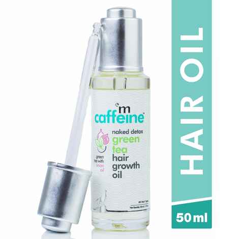 Buy mCaffeine Naked Detox Green Tea With Onion Oil Hair Growth Oil (50 ml) - Purplle