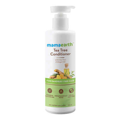 Buy Mamaearth Anti Dandruff Conditioner, With Tea Tree & Ginger Oil, For Dandruff Free Hair (250 ml) - Purplle
