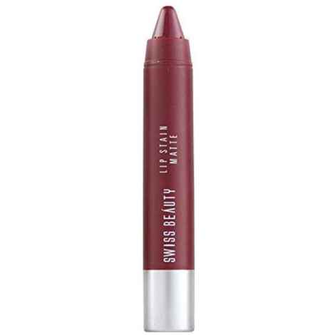 Buy Swiss Beauty Lip Stain Matte Lipstick - 211 Magic Maroon (3 g) - Purplle