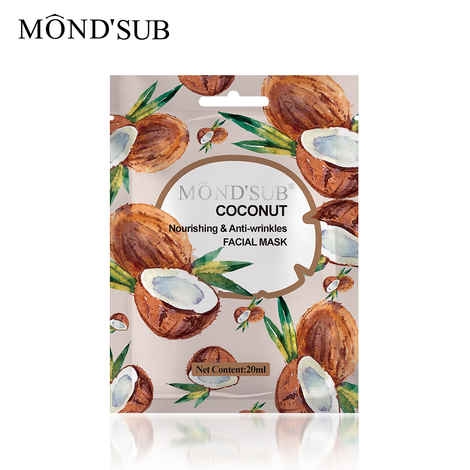 Buy Mond'Sub Coconut Anti-Wrinkles Facial Mask Sheet - Purplle