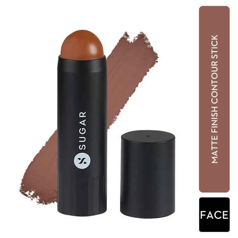Buy SUGAR Cosmetics Face Fwd >> Contour Stick | Matte Finish & Longlasting Formula | Creamy & Blendable | 9gm - 02 Espresso Edge (Coffee Brown) - Purplle