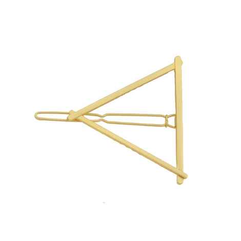 Buy Ferosh Ettie Golden Edgy Triangular Hair Pin - Purplle