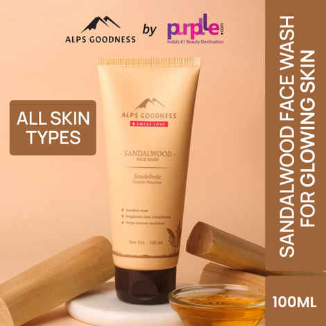 Buy Alps Goodness Sandalwood Face Wash (100ml) - Purplle