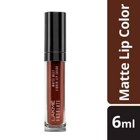 Lakme Absolute Matte Melt Liquid Lip Color - Cocoa Butter (6 ml)
