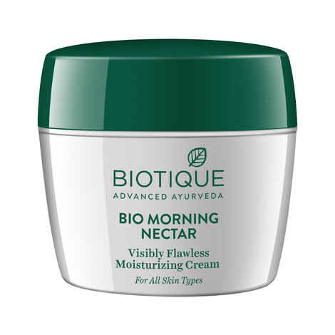 Buy Biotique Bio Morning Nectar Visibly Flawless Moisturizing Cream (175 g) - Purplle