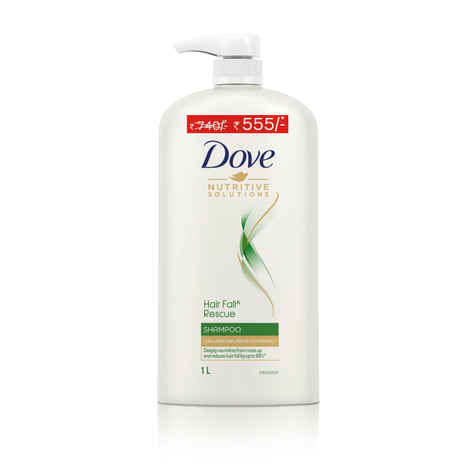 Buy Dove Hair fall Rescue Shampoo (1 Ltr) - Purplle