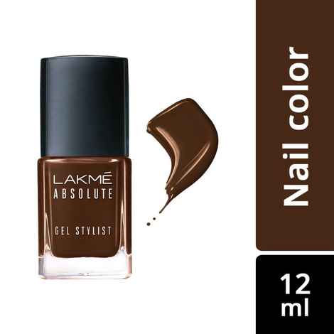 Lakme Absolute Gel Stylist Nail Color - Deep Taupe (12 ml)