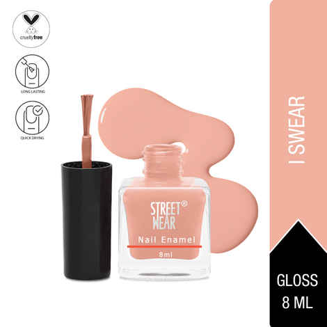 Buy STREET WEAR® Nail Enamel (Revamp) Pretty Girl Collection I Swear (8 ml) - Purplle