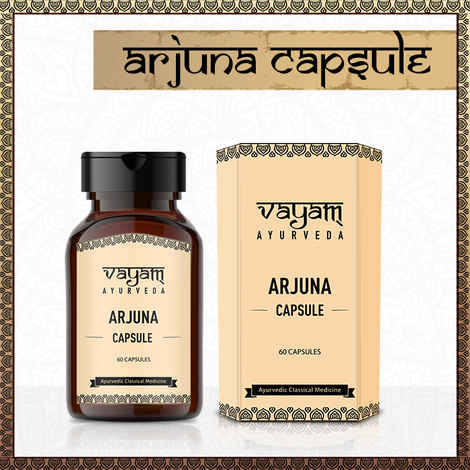 Buy Vayam Ayurveda Health & Wellness Arjuna Supplement Capsules | Ayurvedic | Natural | Herbal | Pure | Sulphate free | Paraben Free - Purplle