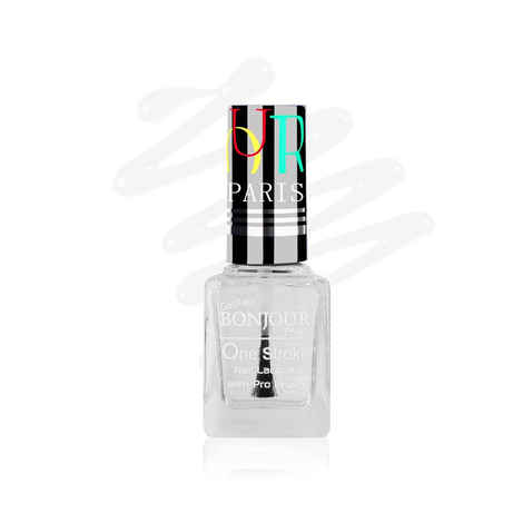 Bonjour Paris Coat Me Satin Matte Finish Long Lasting Nail Polish with Quick Dry Formulation, Top coat - Transparent (11 ml)